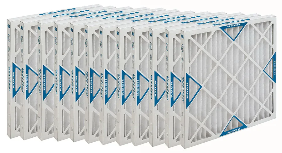 Koch 102-700-006 - 16" x 20" x 1" Pleated Air Filter, MERV 8