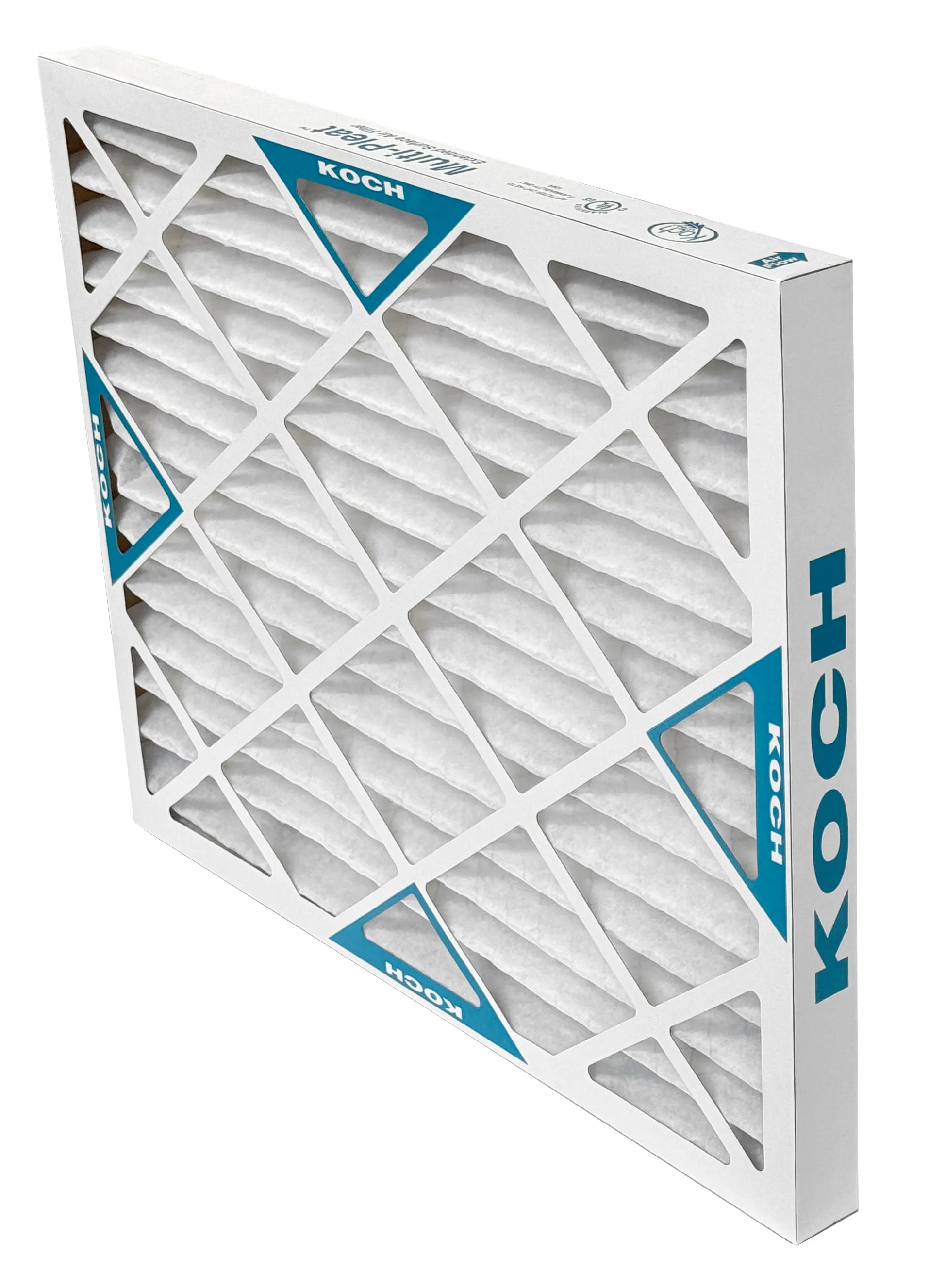 Koch 102-700-012 - 12" x 24" x 2" Pleated Air Filter, MERV 8