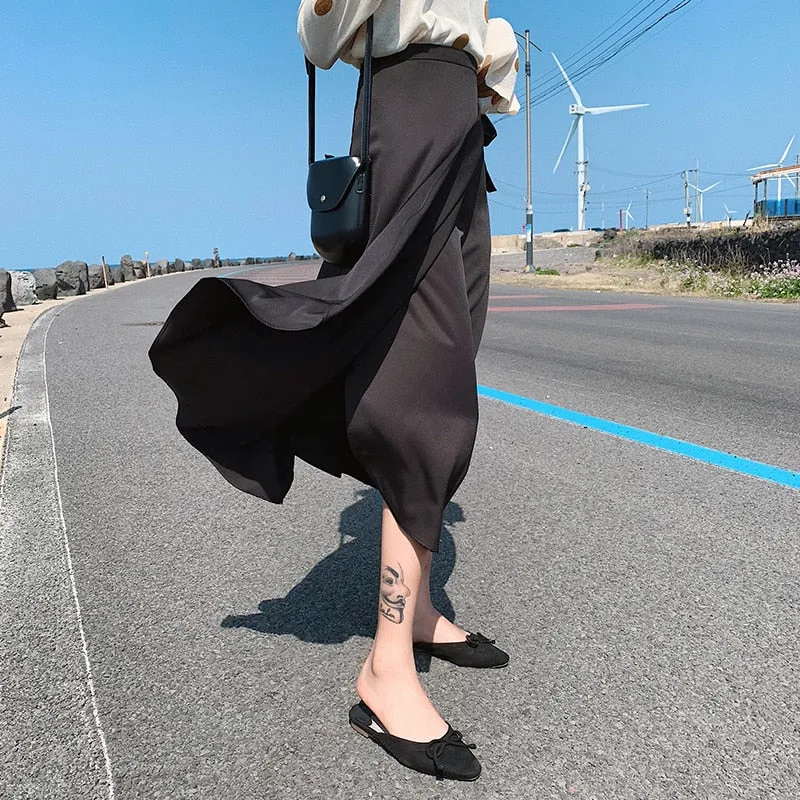 [Korean Style] Chu Maxi Wrap Skirt