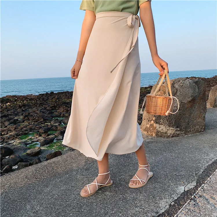 [Korean Style] Chu Maxi Wrap Skirt