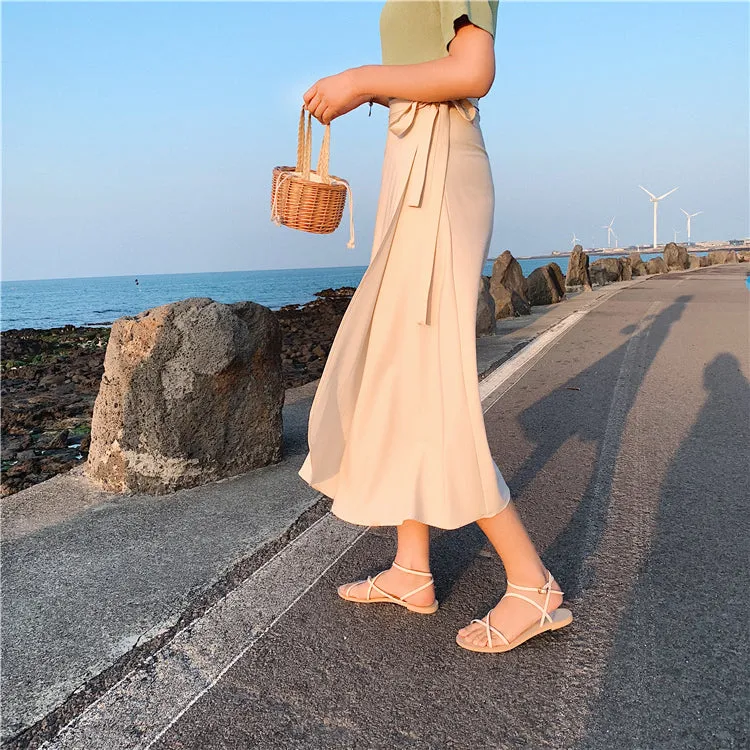 [Korean Style] Chu Maxi Wrap Skirt