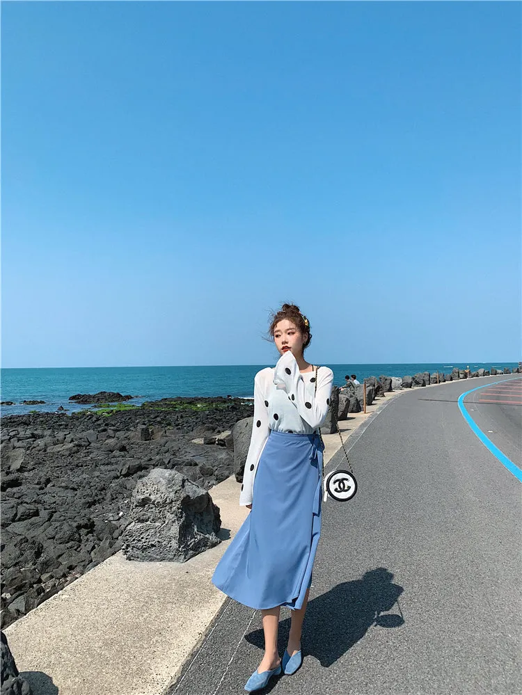 [Korean Style] Chu Maxi Wrap Skirt