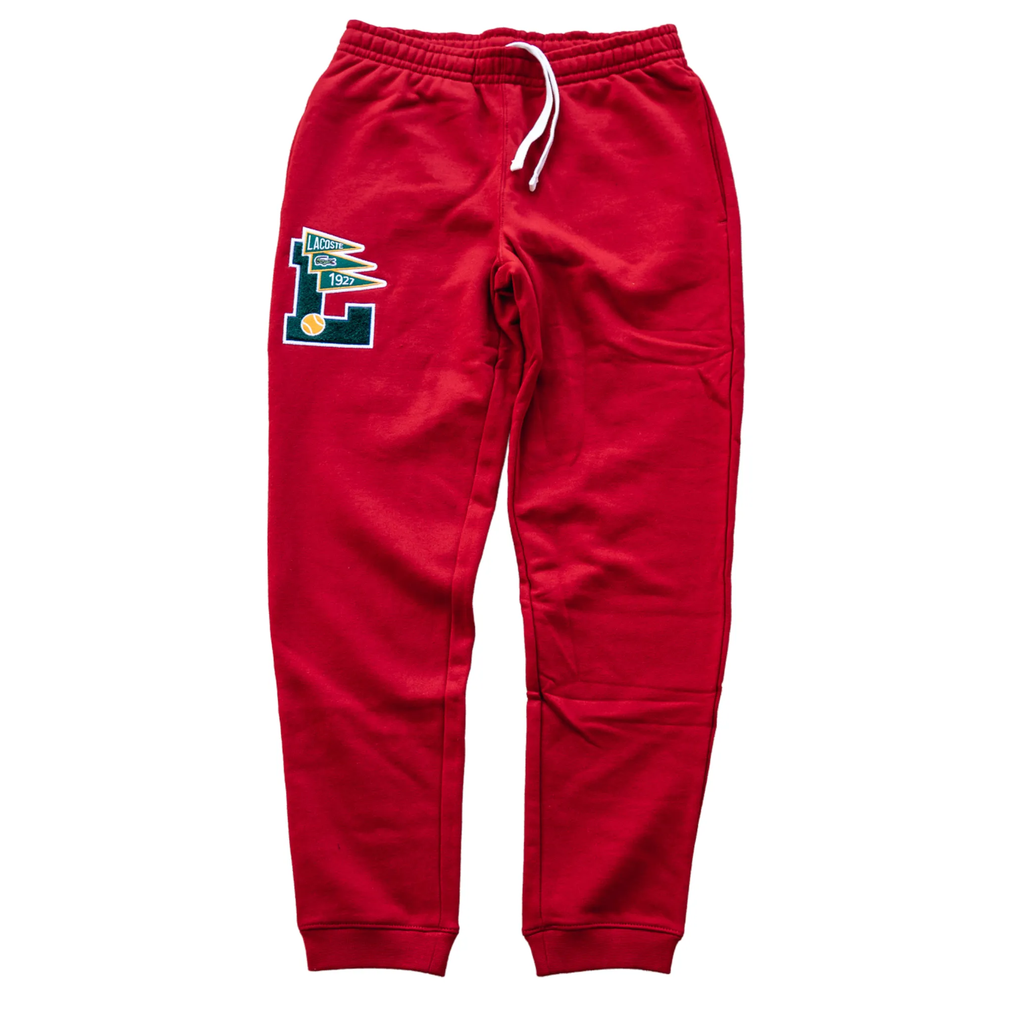 Lacoste Flag Sweatpants (Scarlet)