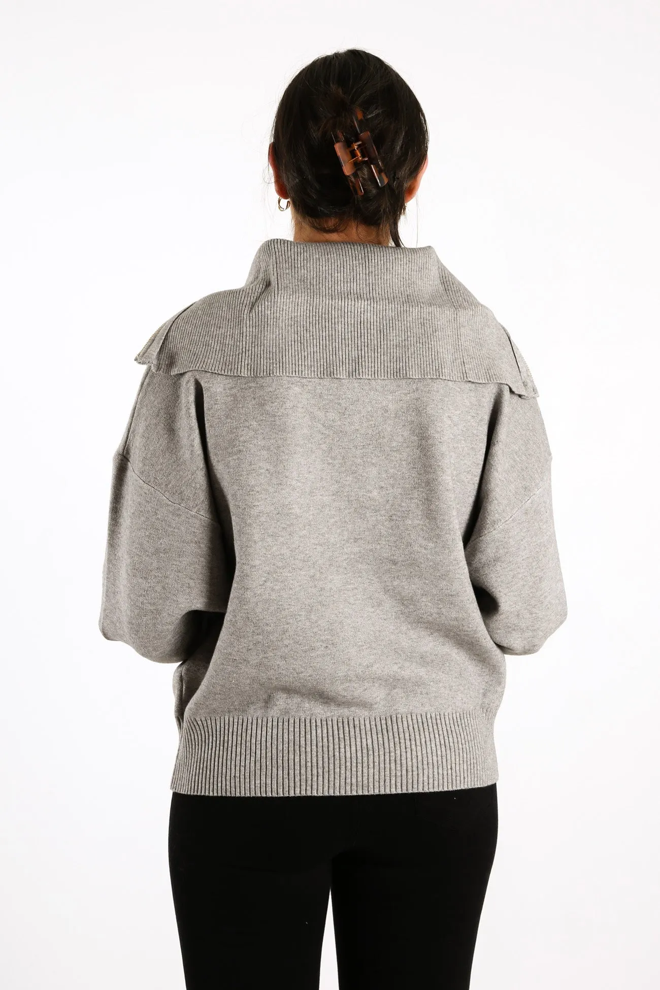 Lea Knit Grey Marle