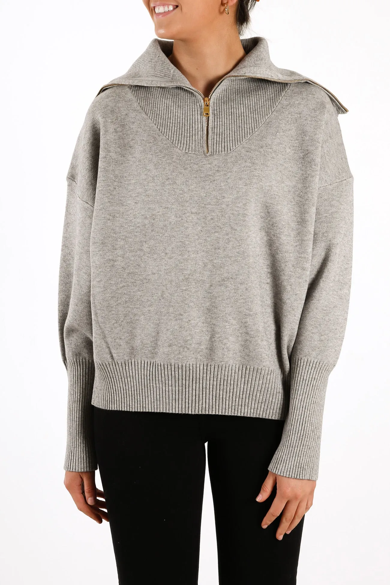 Lea Knit Grey Marle