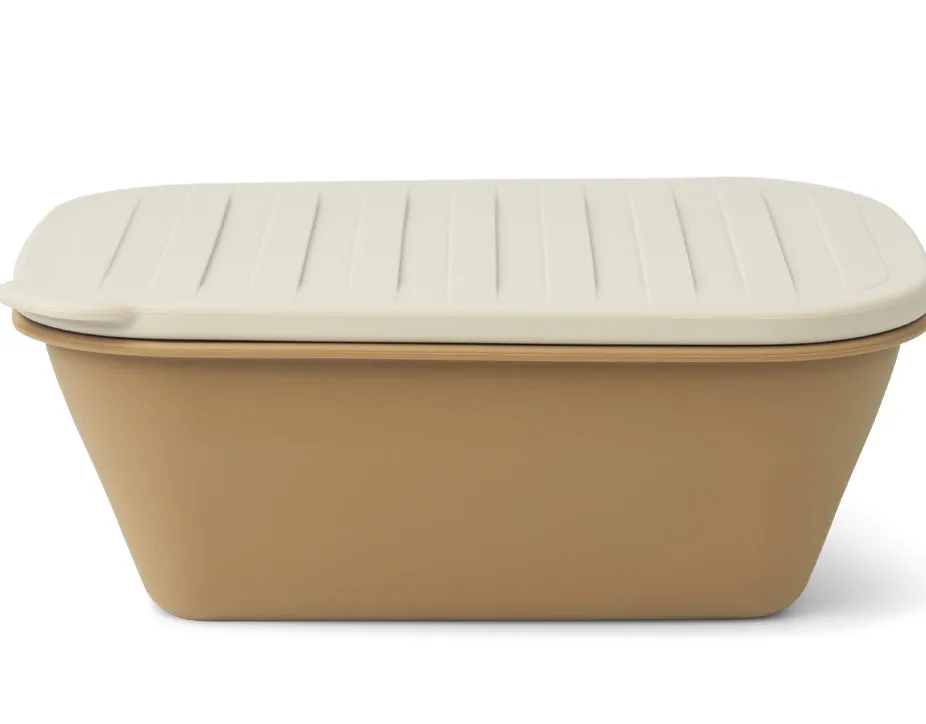 Liewood Franklin Foldable Lunch Box | Sandy /Oat Mix