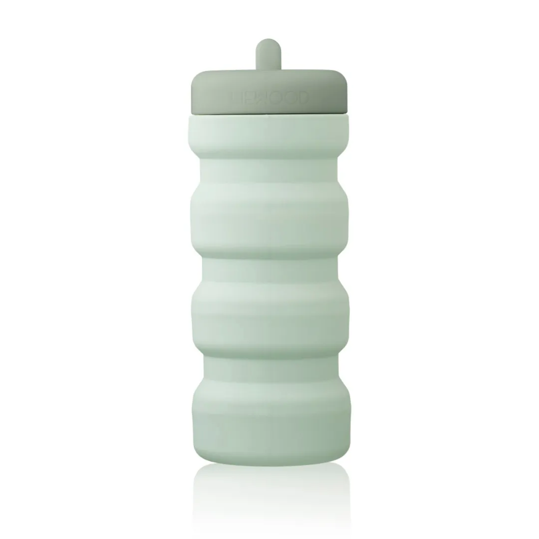 Liewood Wilson Foldable Bottle | Dusty Mint /Faune Green Mix