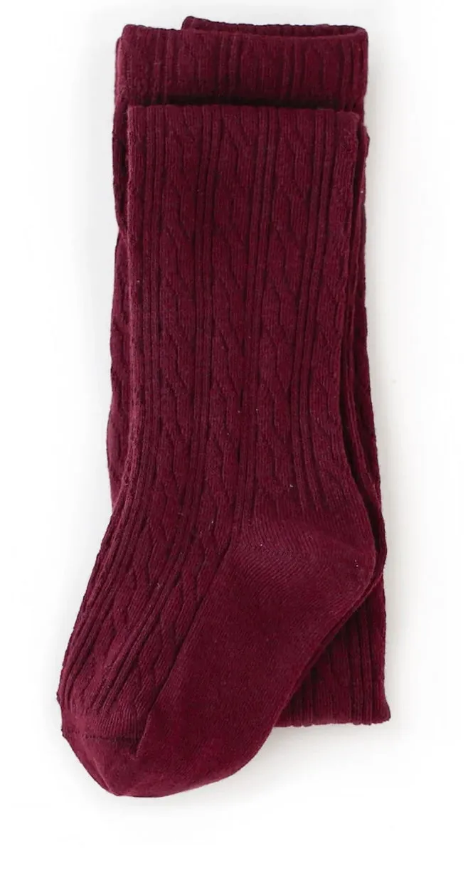 Little Stocking Cable Knit Tights