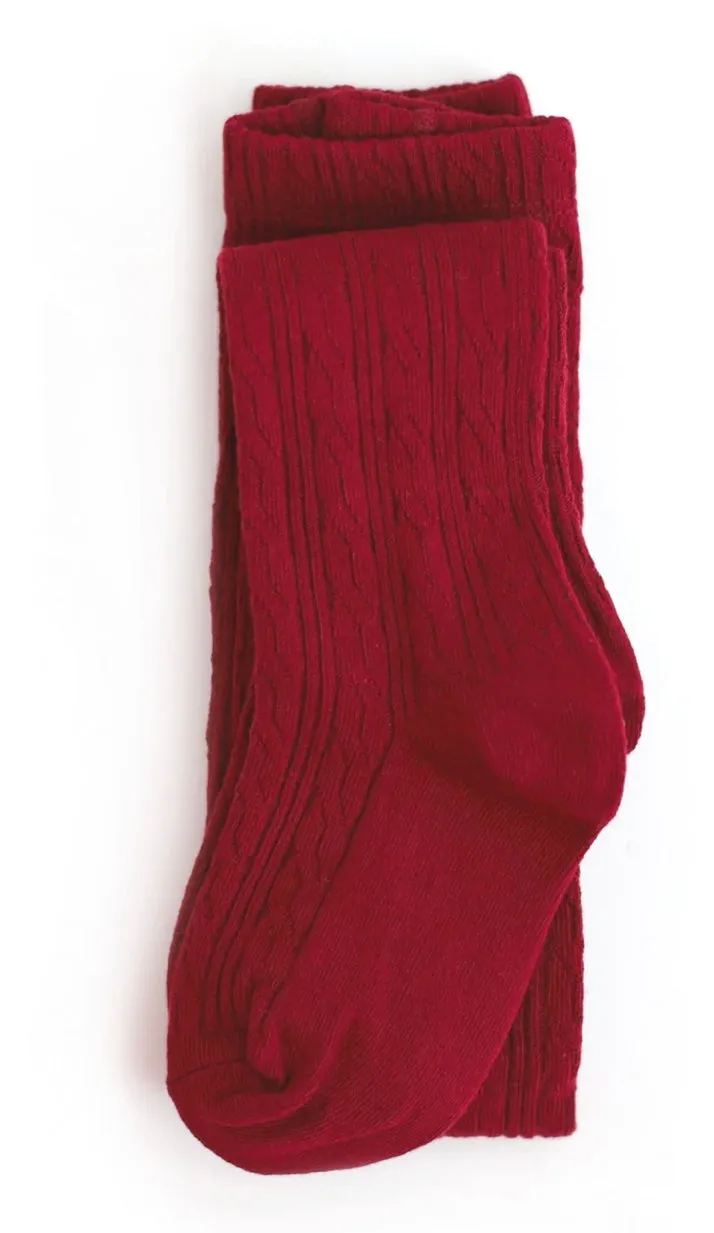 Little Stocking Cable Knit Tights