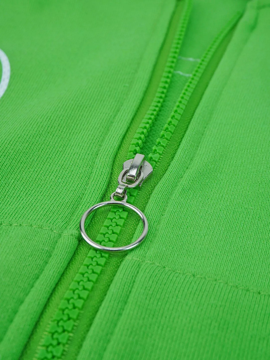 Little Surprise Box, Casual Smiley Green & White Stripes 2Pcs Track Suit Set For Kids & Tweens