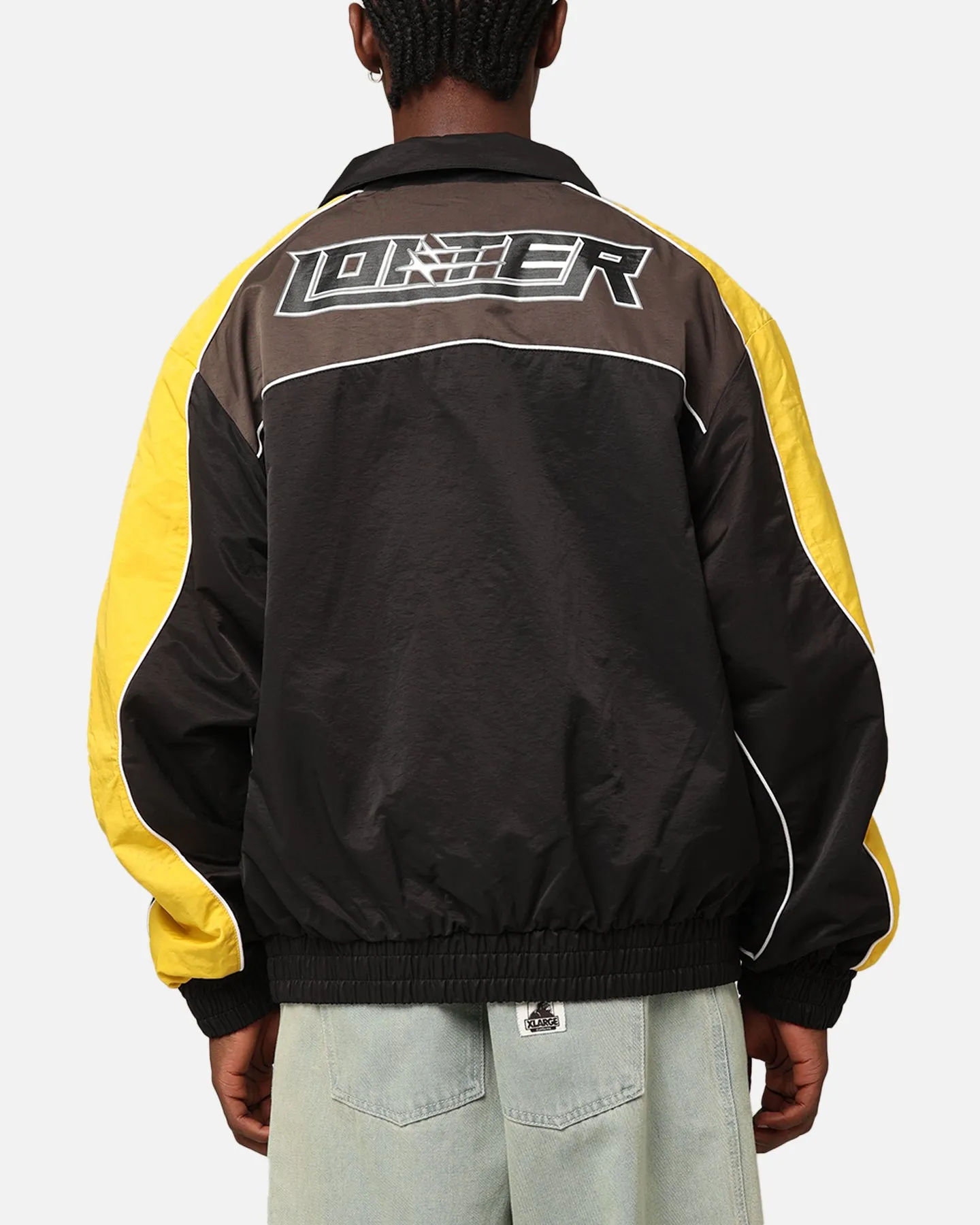 Loiter Paradise Track Jacket Black/Yellow