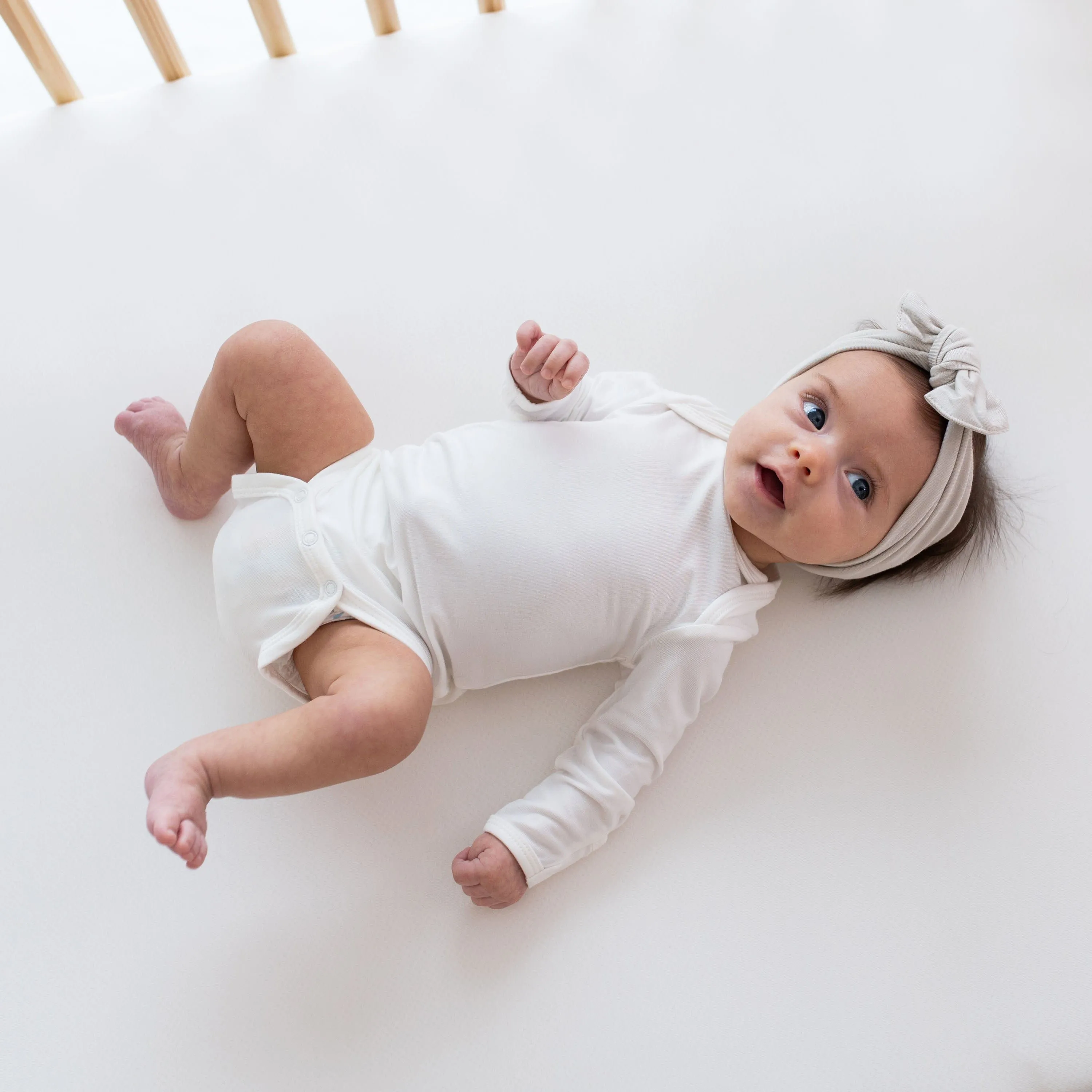 Long Sleeve Bodysuit in Cloud