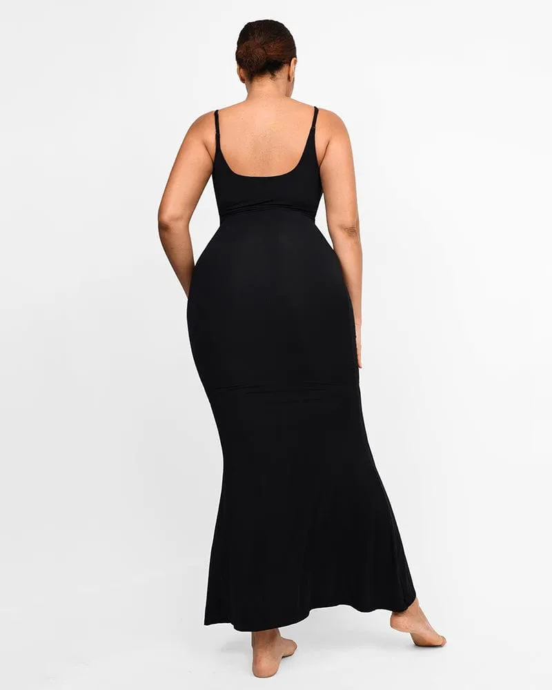 Long Slip Shaping Maxi Dress