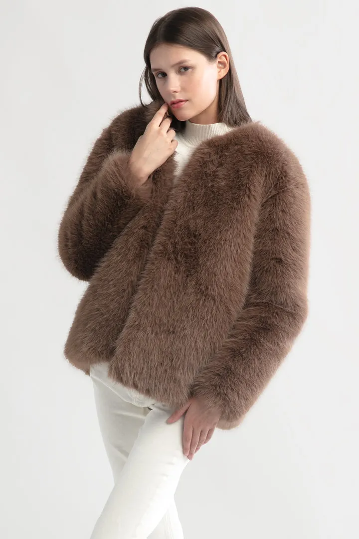 Look By M Ever Classy Fur Jacket SM2419