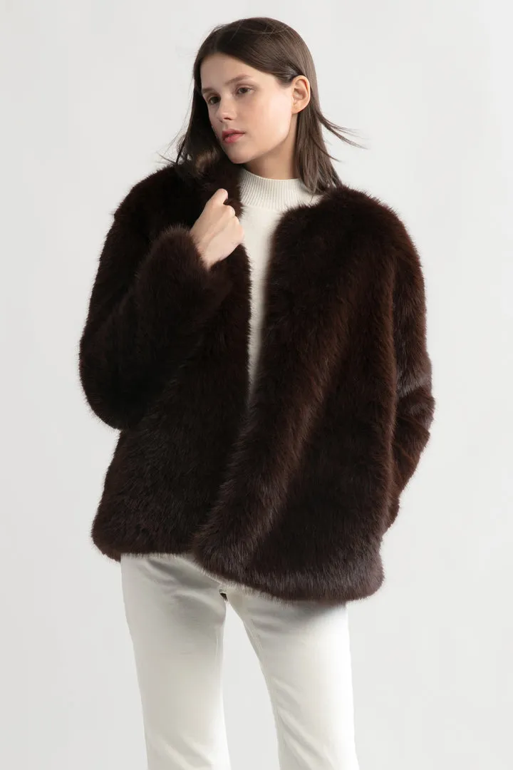 Look By M Ever Classy Fur Jacket SM2419