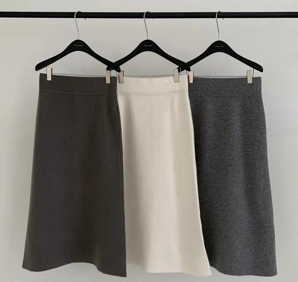 [Luxury] 100% Wool Tube Skirt