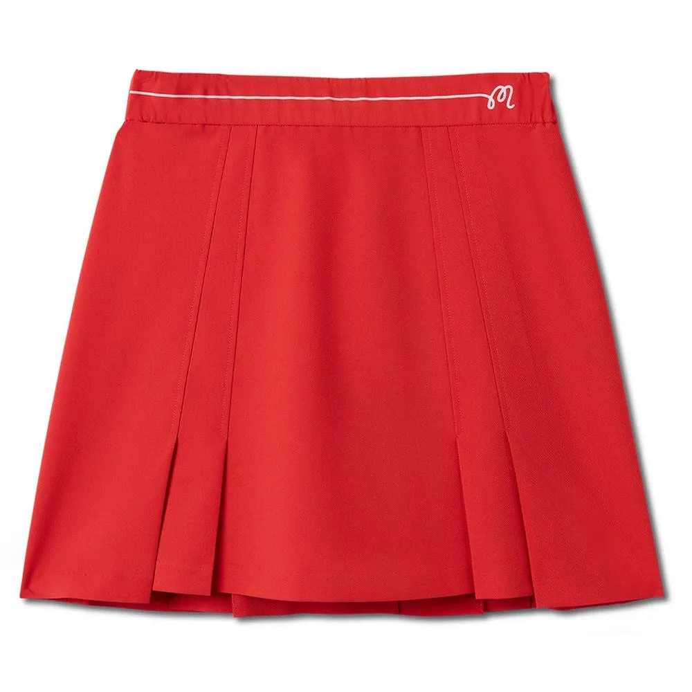 Malbon Frida Golf Skirt Red - FW23 Women