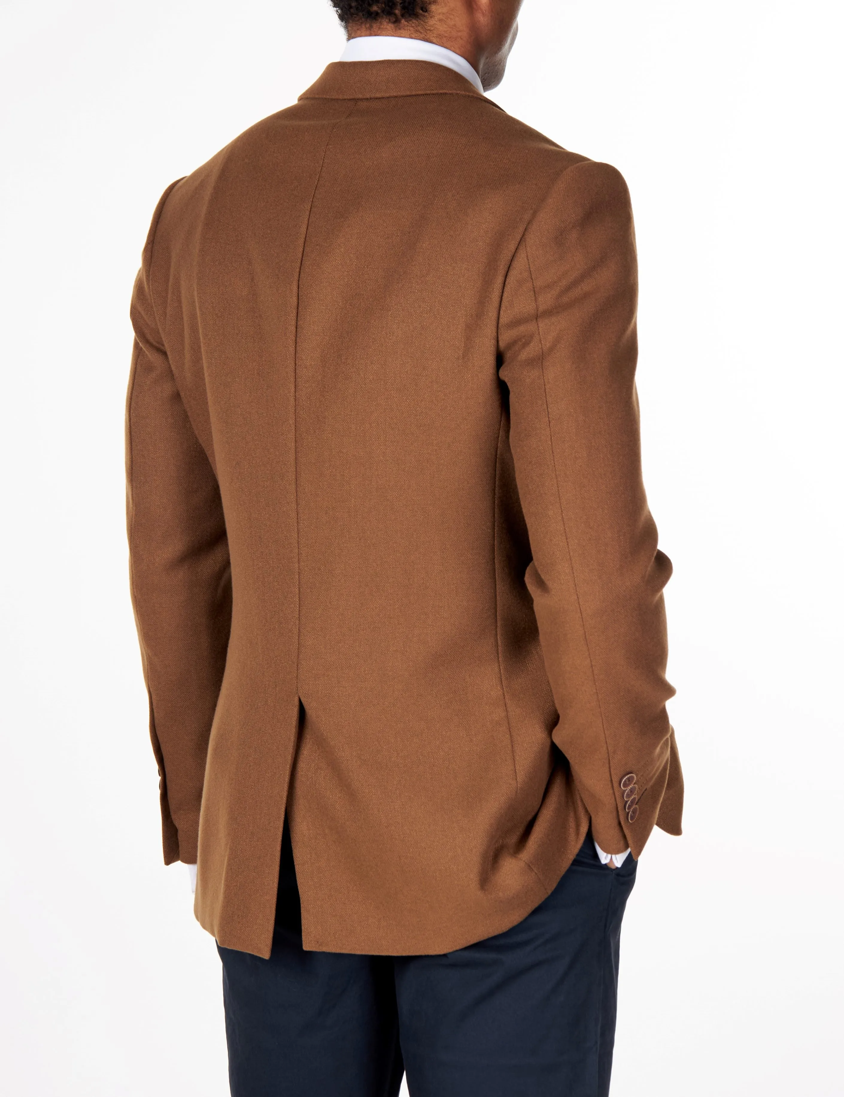 MARCO - TAN SINGLE BREASTED CASUAL BLAZER