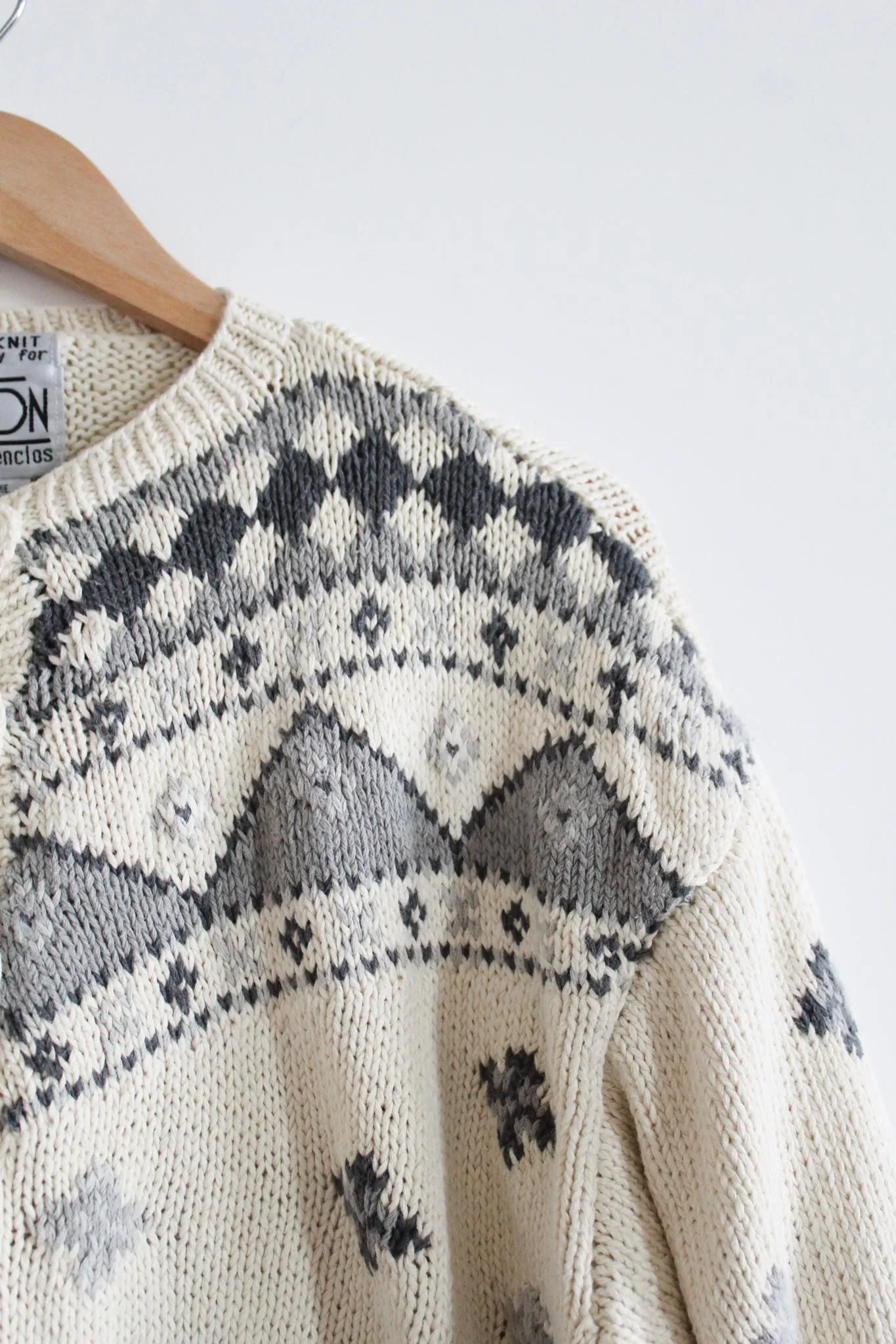 maybush fair isle cardigan