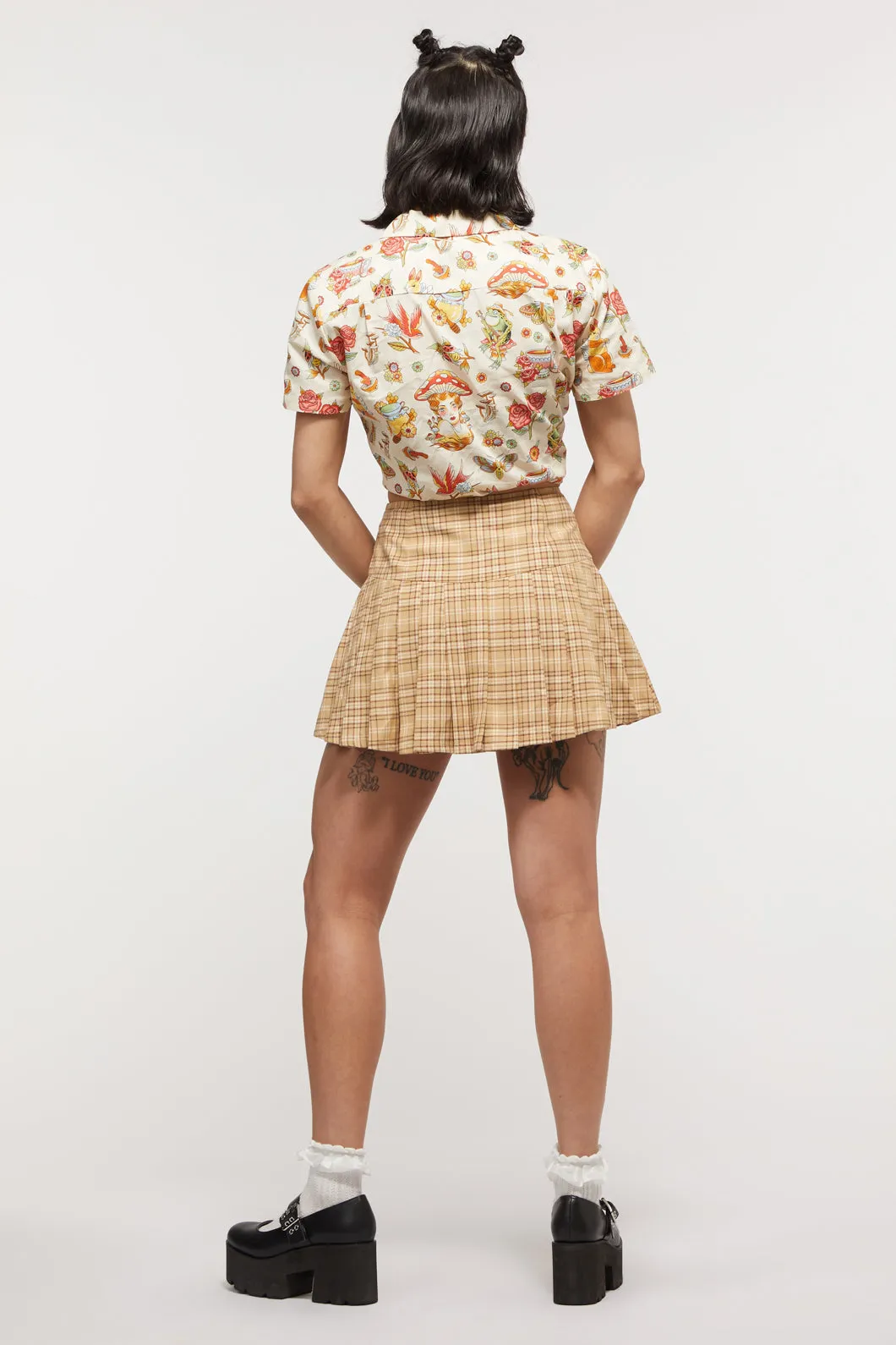 Meadow Tartan Pleat Skort