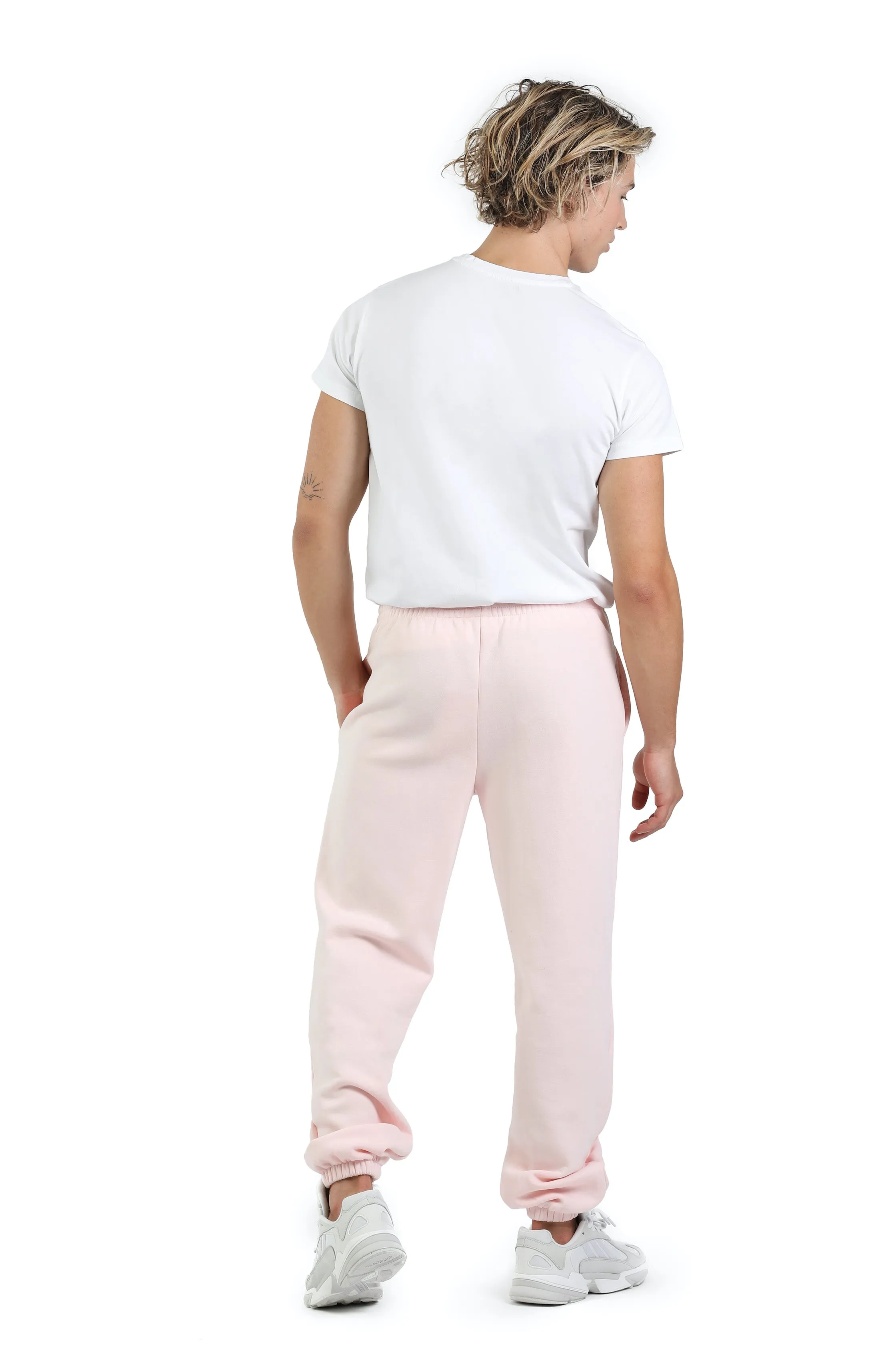 Men's Jogger in Petal pink