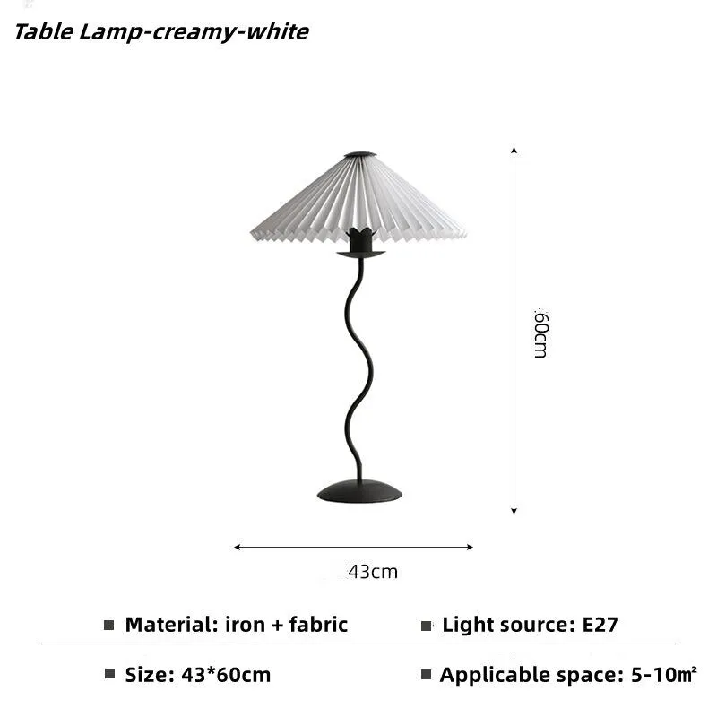 Minimalist Floor Lamp with Skirt Lampshade