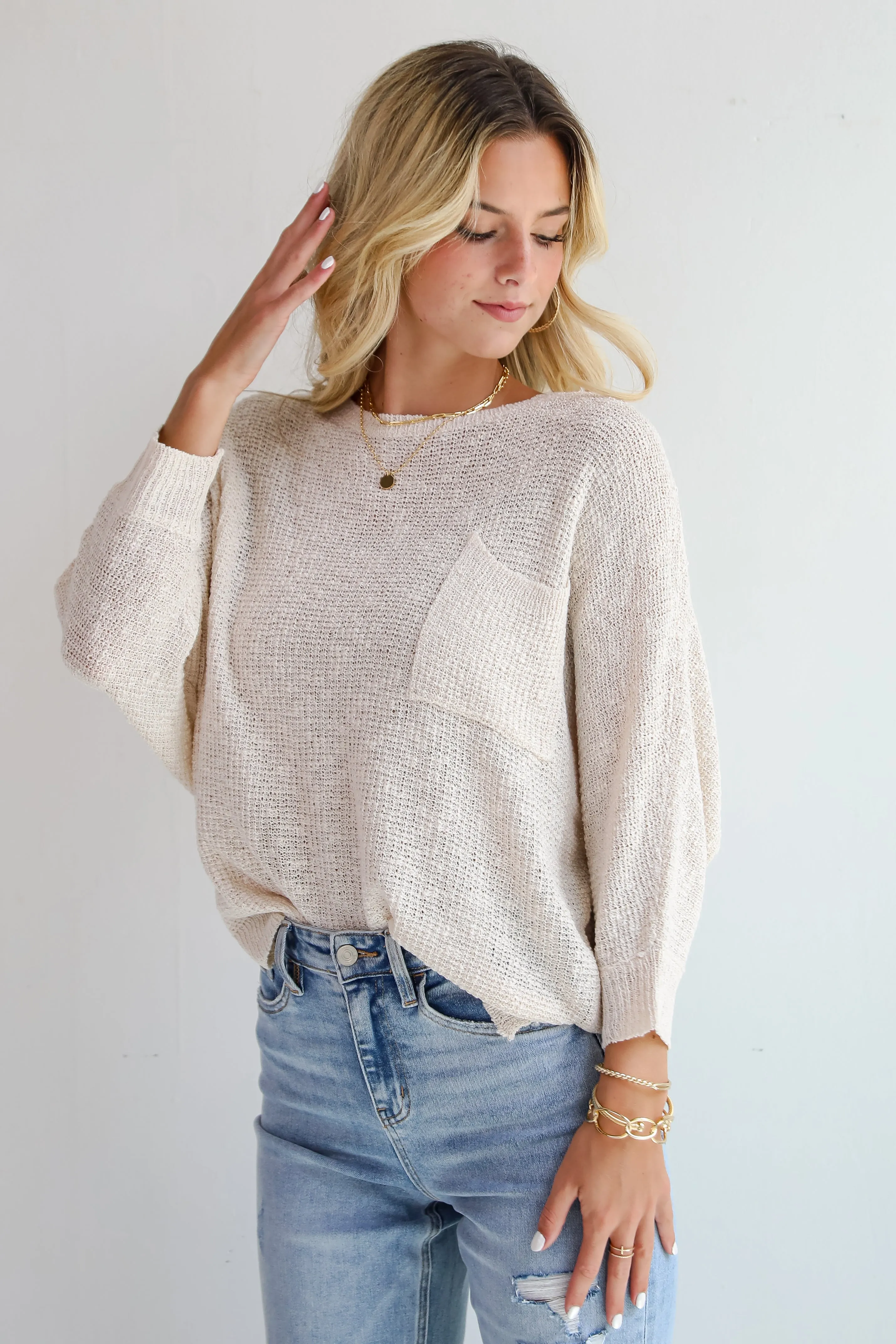 Mood Setter Lightweight Knit Sweater