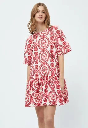 MSMusia Dress - Lollipop Red Embroidery