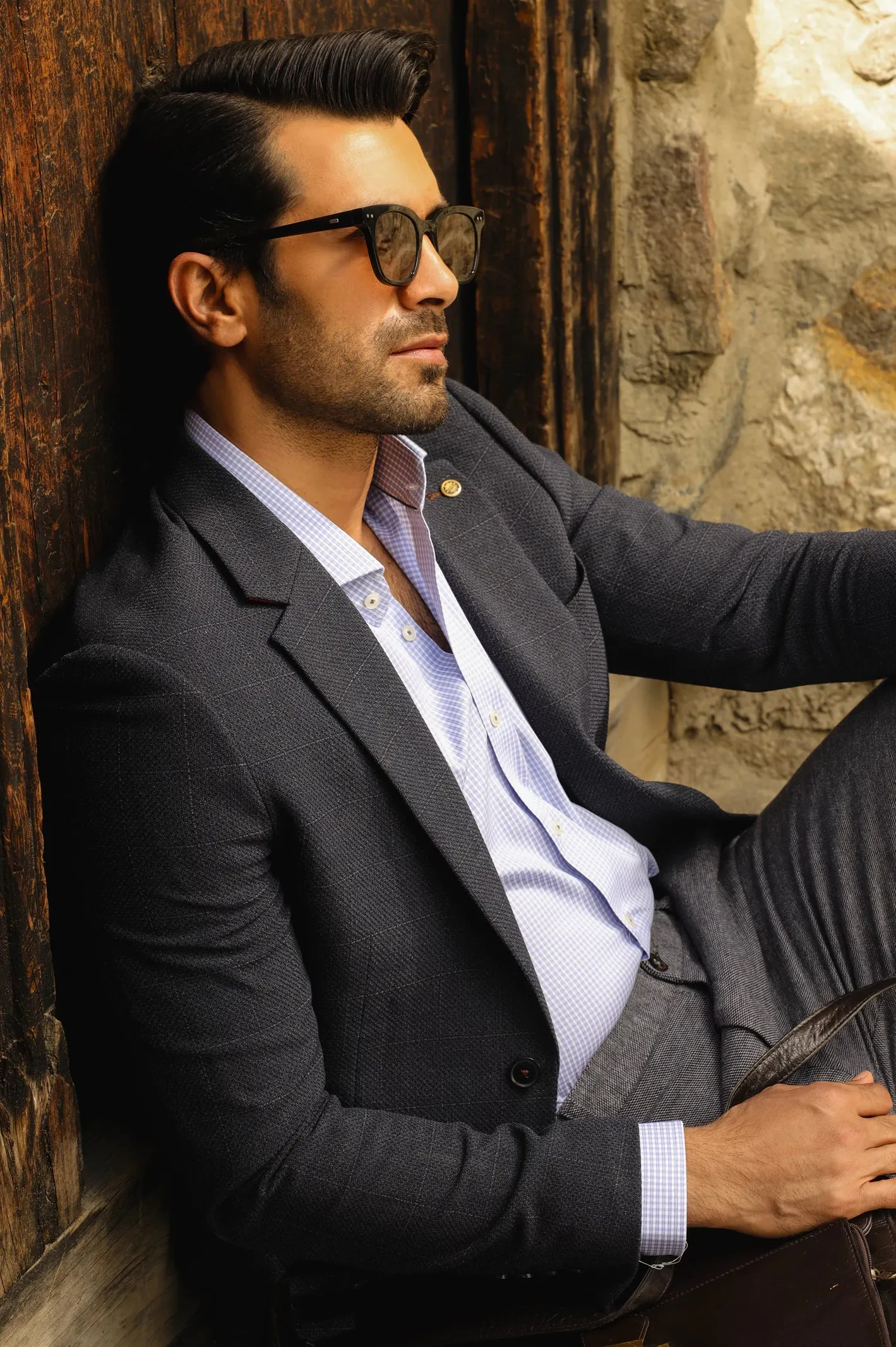 Navy Blue Blazer for Men