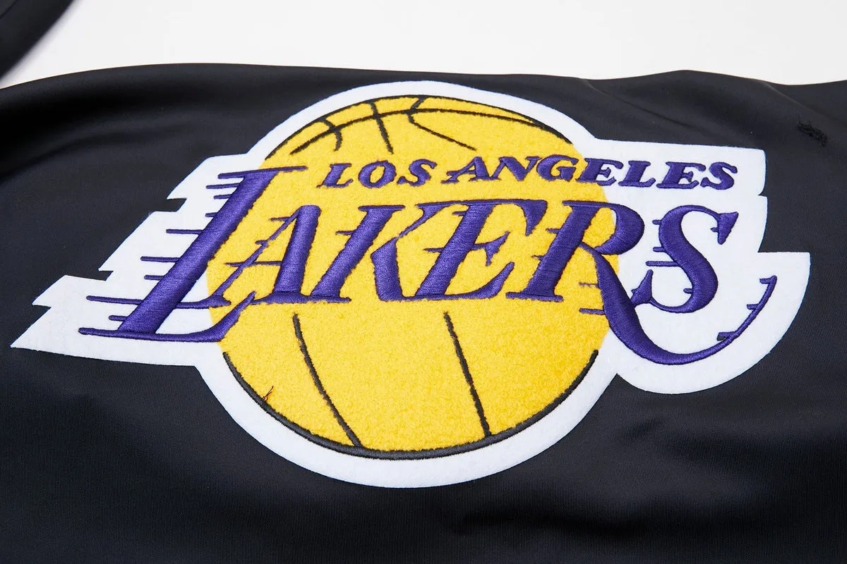 NBA LOS ANGELES LAKERS GRADIENT LOGO MEN'S TRACK JACKET (BLACK/PURPLE)