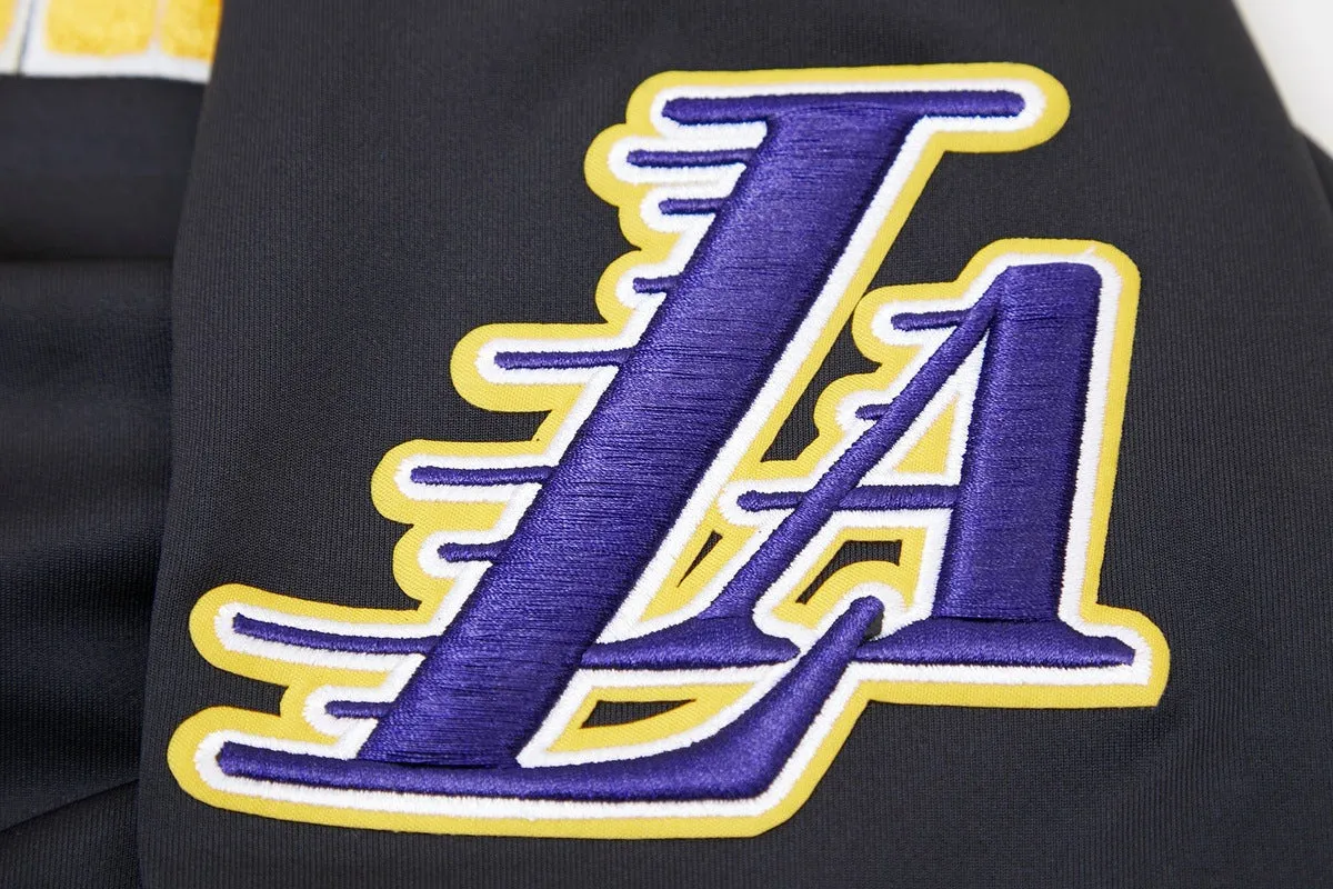 NBA LOS ANGELES LAKERS GRADIENT LOGO MEN'S TRACK JACKET (BLACK/PURPLE)