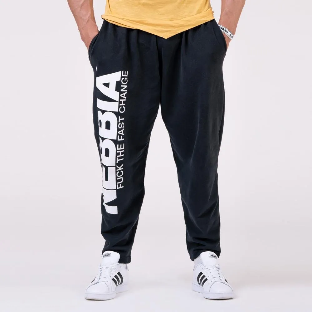 Nebbia Beast Mode On Iconic Sweatpants 186 - Black