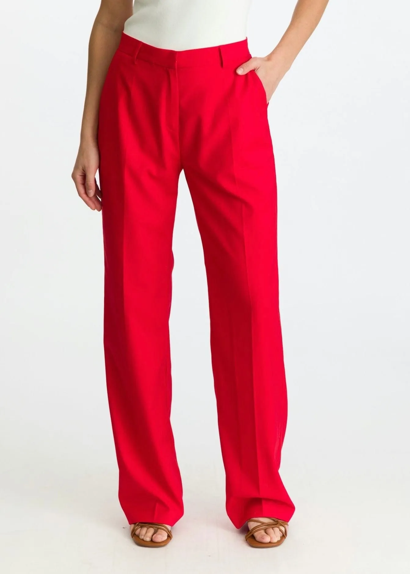 Neo Noir Alice Pants Red