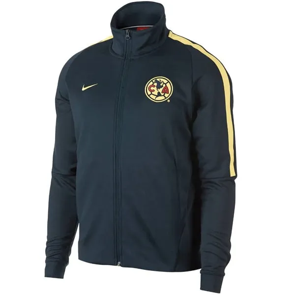 Nike Men's Club America Track Jacket Armory Navy/Lemon Chiffon