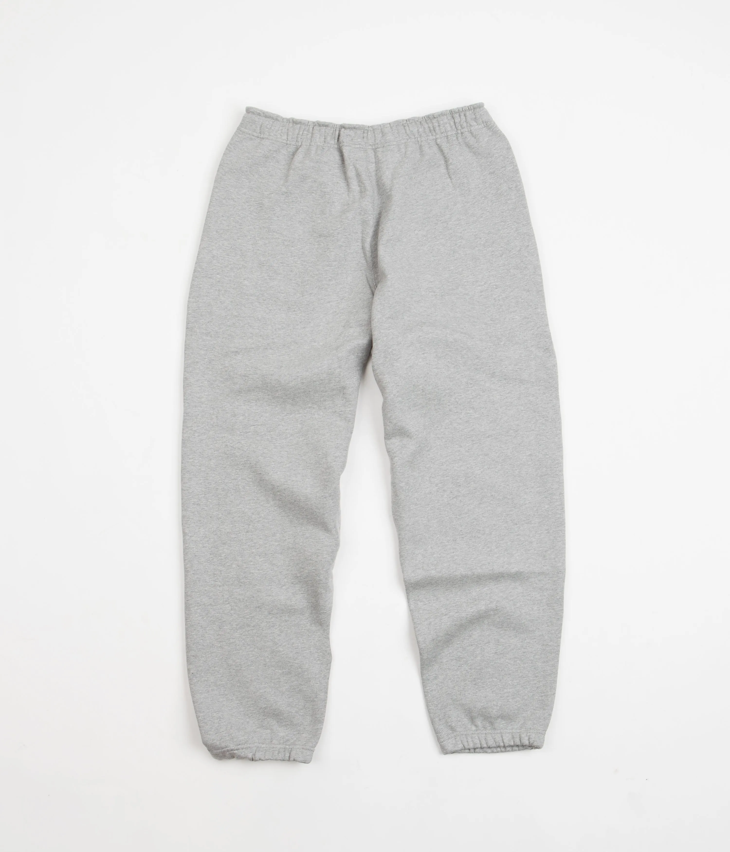 Nike Solo Swoosh Fleece Sweatpants - Dark Grey Heather / White