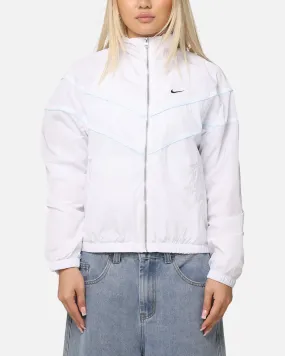 Nike Women's Sportswear Loose UV Woven Full-Zip Jacket White/Black