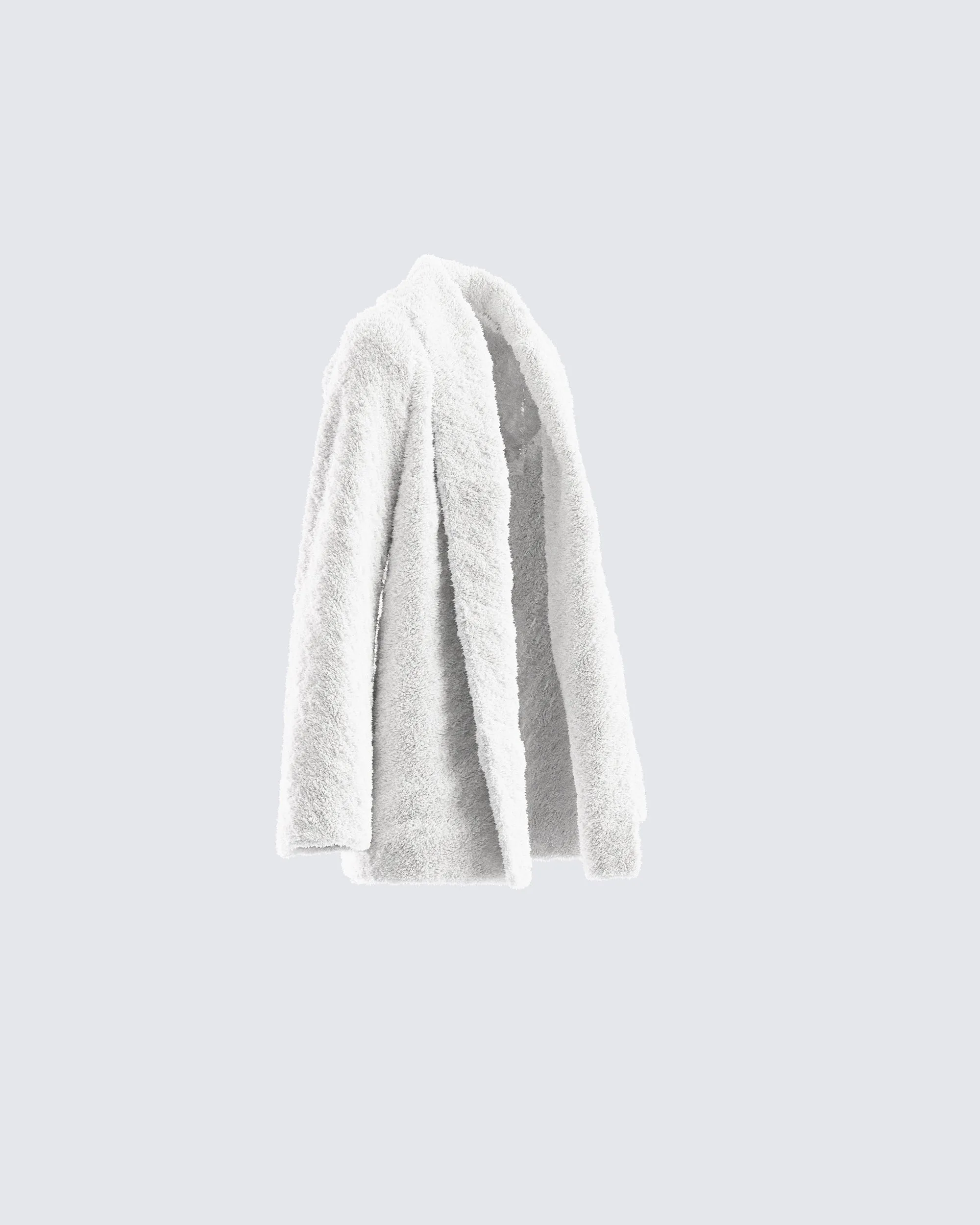 Noah White Fur Coat