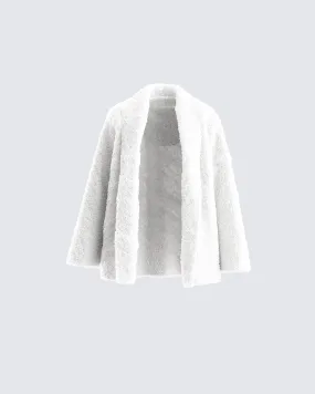 Noah White Fur Coat