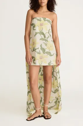 Nouveau Fleur Mini Dress with Train