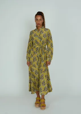 Odeeh Citrine Painted Blossoms Dress