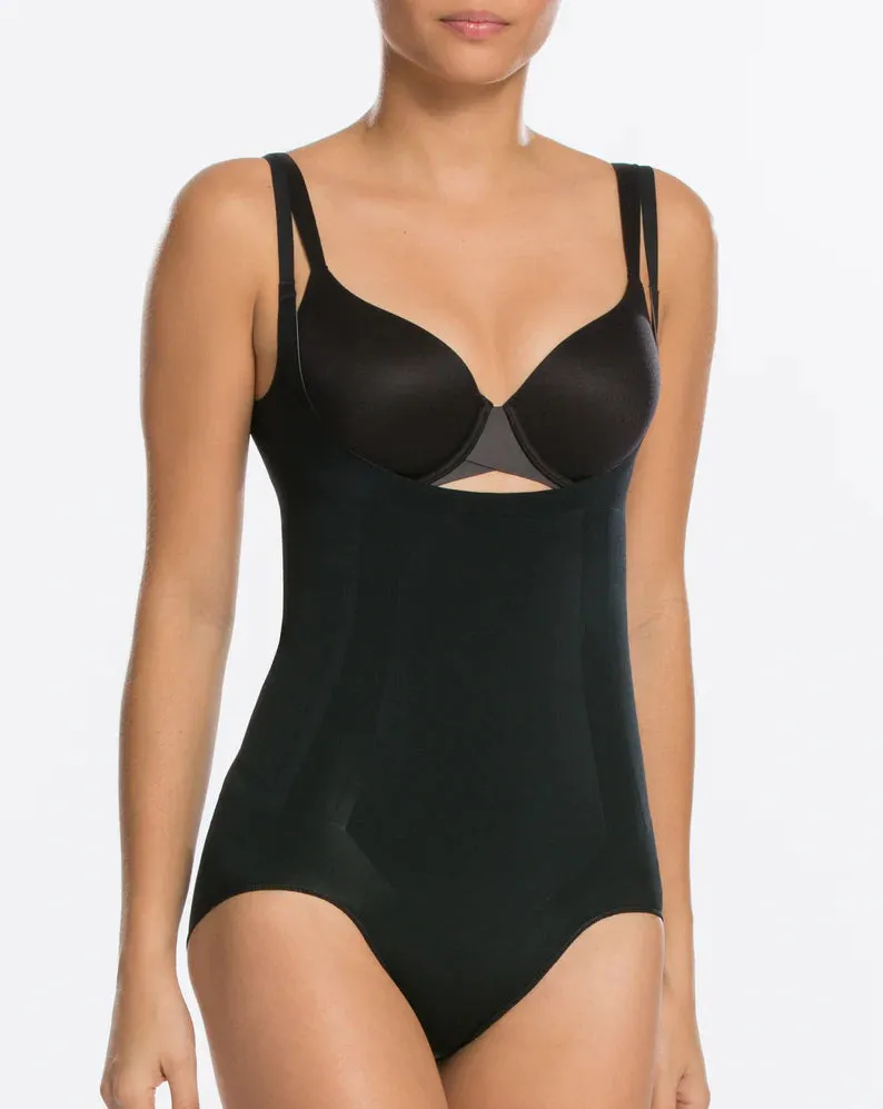 Open-Bust Panty Bodysuit