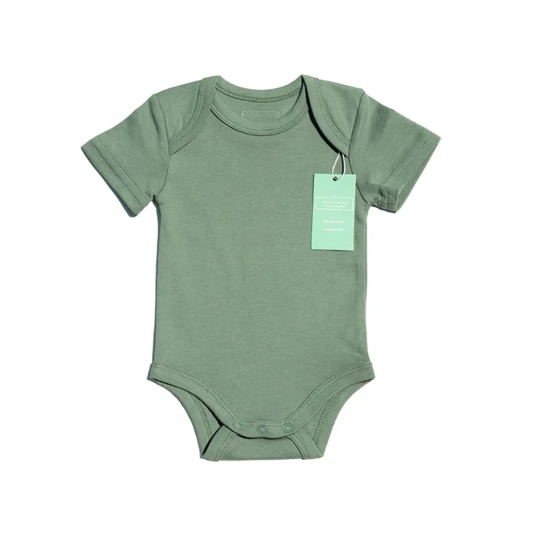 Organic Cotton Short Sleeved Bodysuit