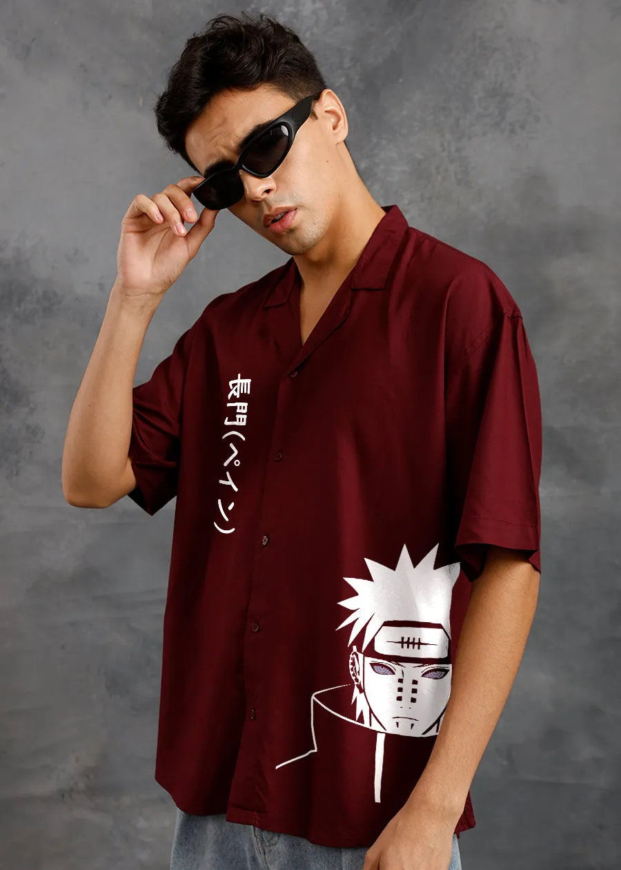 Pain Akatsuki Mens Fluidic Oversized Shirt