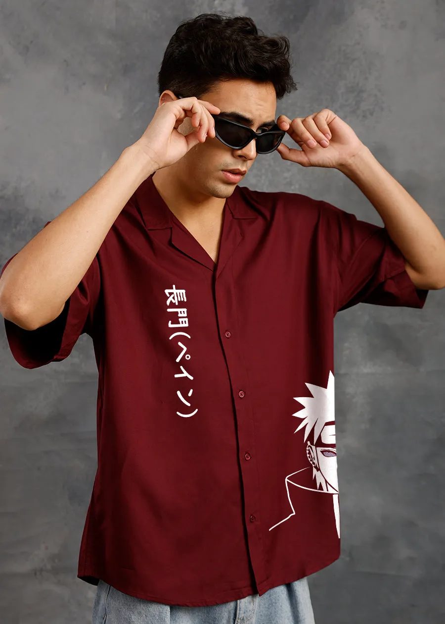 Pain Akatsuki Mens Fluidic Oversized Shirt