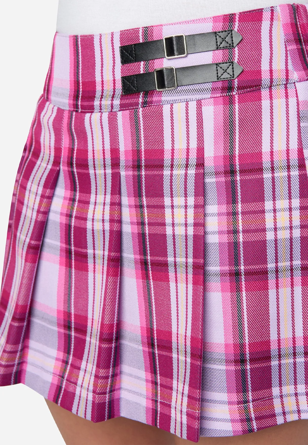 Pattern Play Pleated Skirt