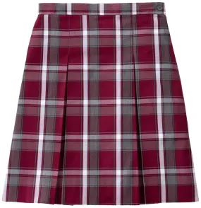 Plaid 54 Kick Pleat Skirt