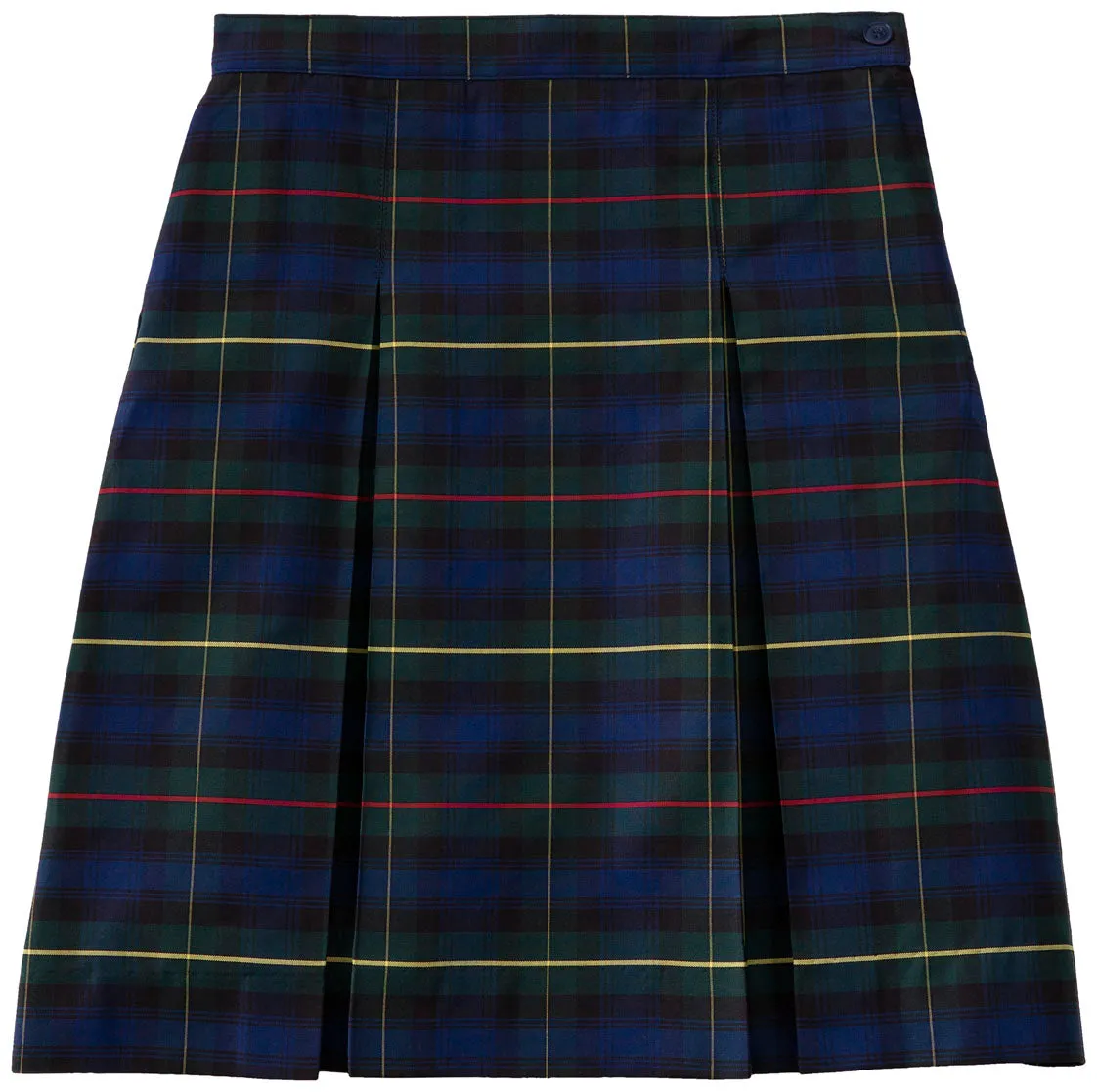 Plaid 55 Kick Pleat Skirt