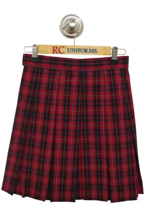 Plaid 65 Kick Pleat Skirt