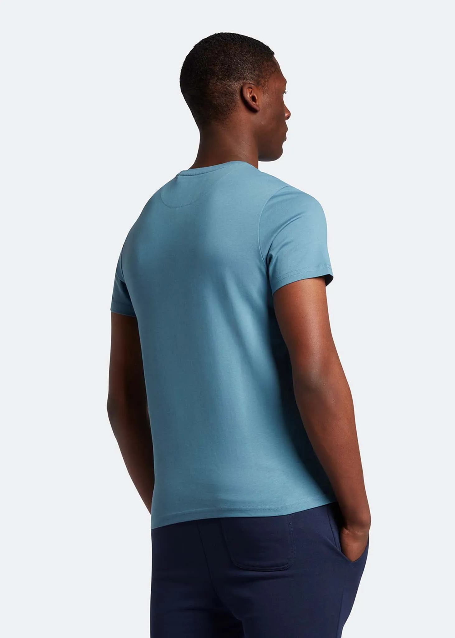 Plain t-shirt - skipton blue