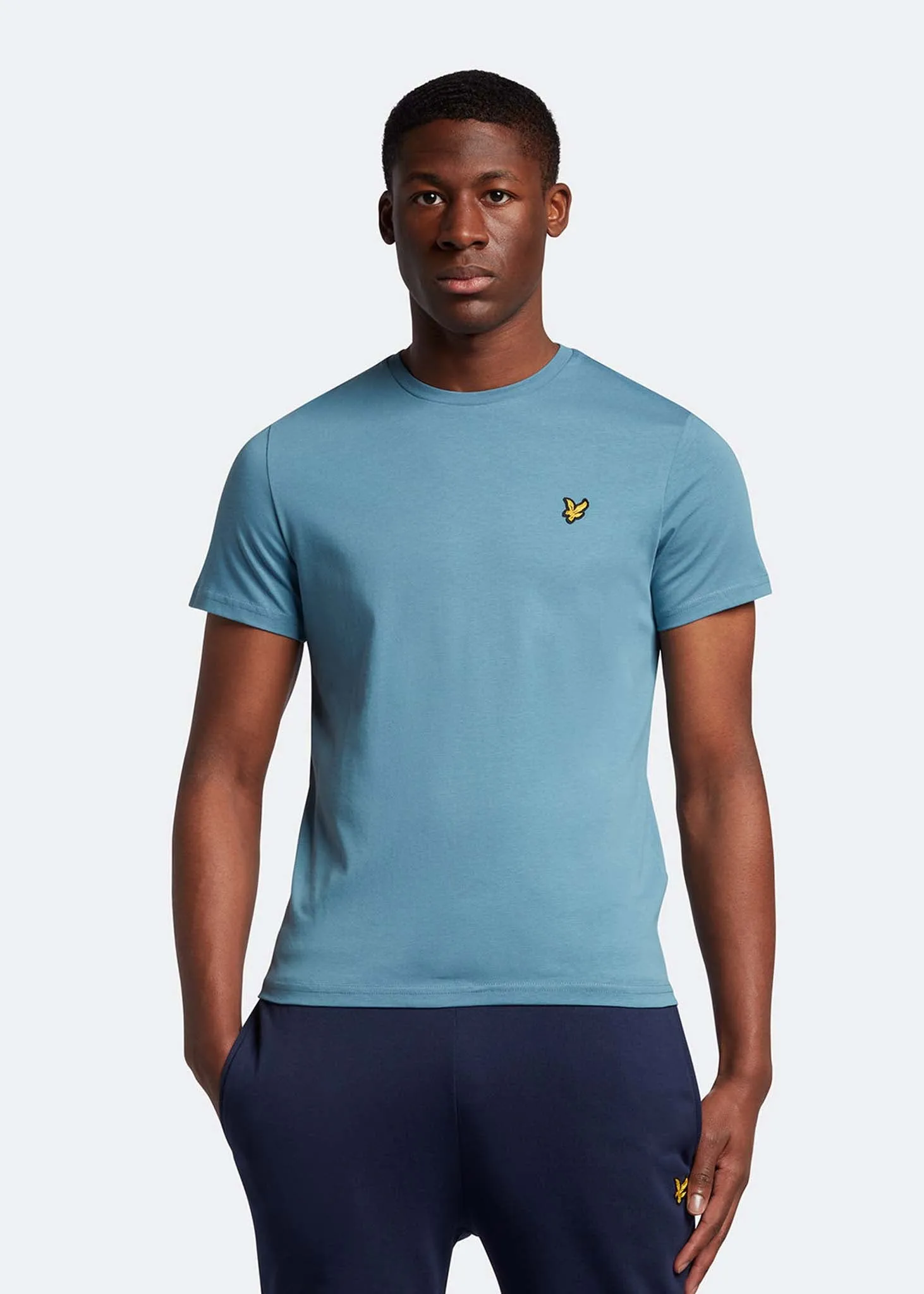 Plain t-shirt - skipton blue